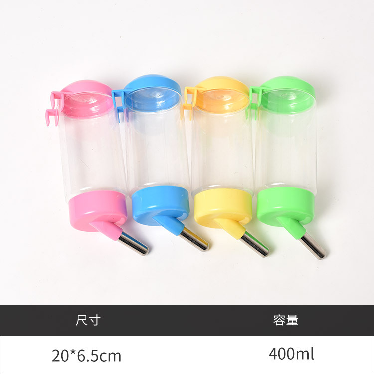 Jaula para mascotas suministros para mascotas perro colgante fuente de bebida Teddy cubo francés mascota fuente de bebida automática