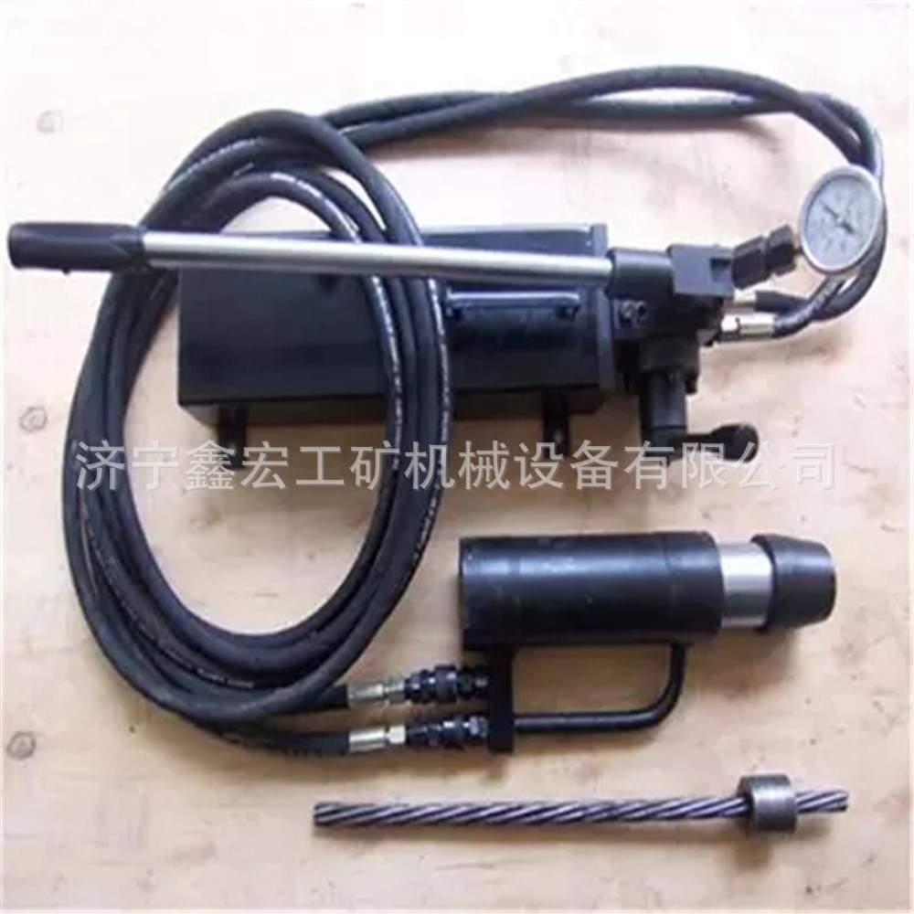 17.8手动液压锚索张拉机具 矿用张拉千斤顶