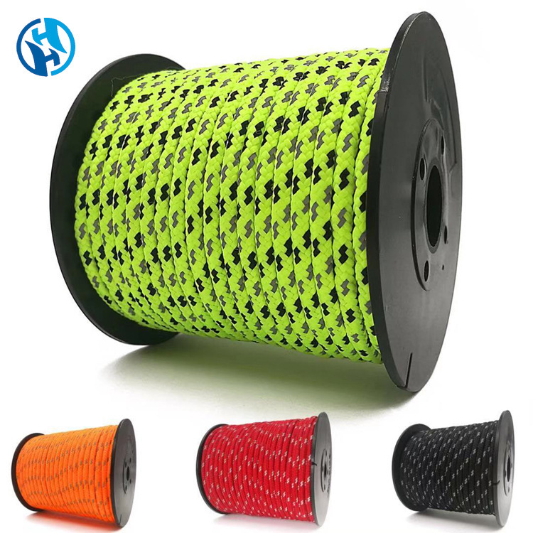 Camping tent rope Army Green tent drawstring reflective wind rope canopy drawstring fluorescent rope luminous tent rope