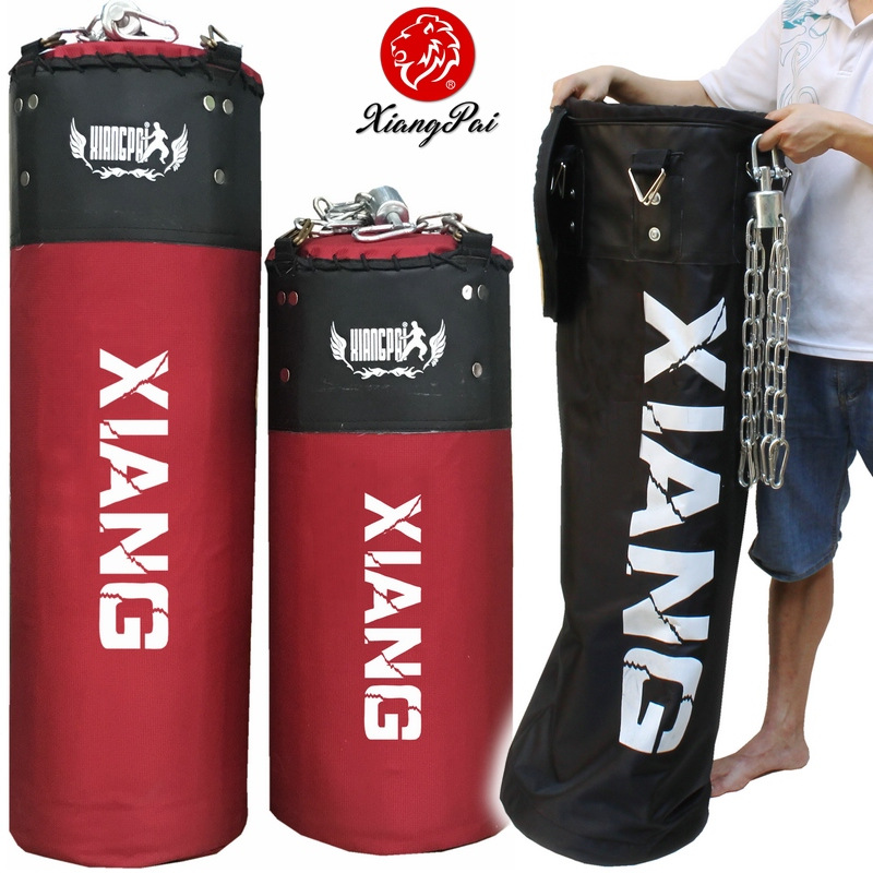 Guangzhou ring hollow boxing sandbag Sanda Taekwondo fighting sandbag thickened beef tendon canvas gym