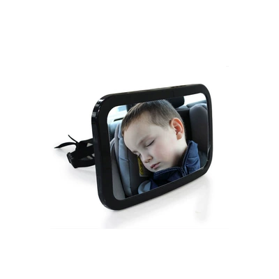 rotatable, Large field of view rear view auxiliary mirror