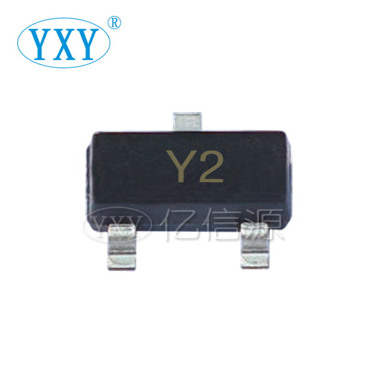 厂家直营 SS8550 SOT-23 丝印Y2三极管 大芯片 40V NPN晶体管