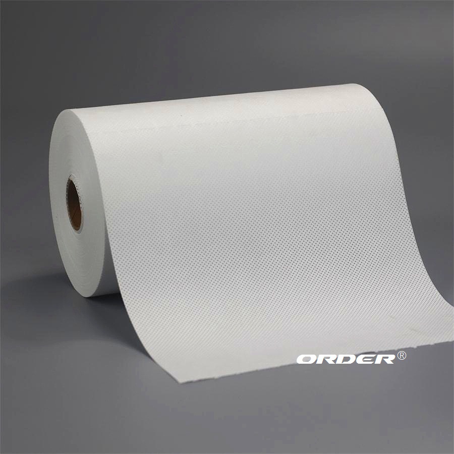 ORDER 工厂生产工业除尘大卷清洁纸 吸油吸水无纺布无尘擦拭纸