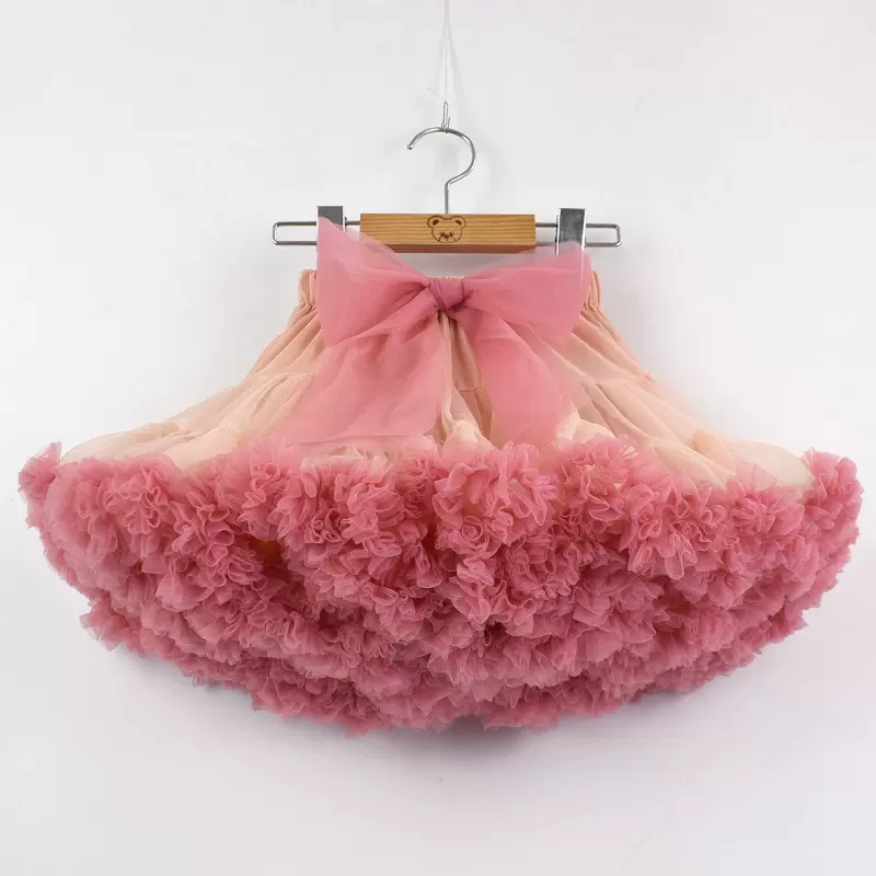 春夏女童tutu裙欧美网纱半身裙纱裙蓬蓬裙亚马逊儿童裙子可爱风