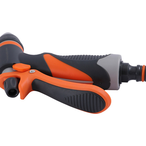 Plastic 2-function flower watering sprinkler, garden watering spray gun, high-pressure car wash nozzle, gardening irrigation tool