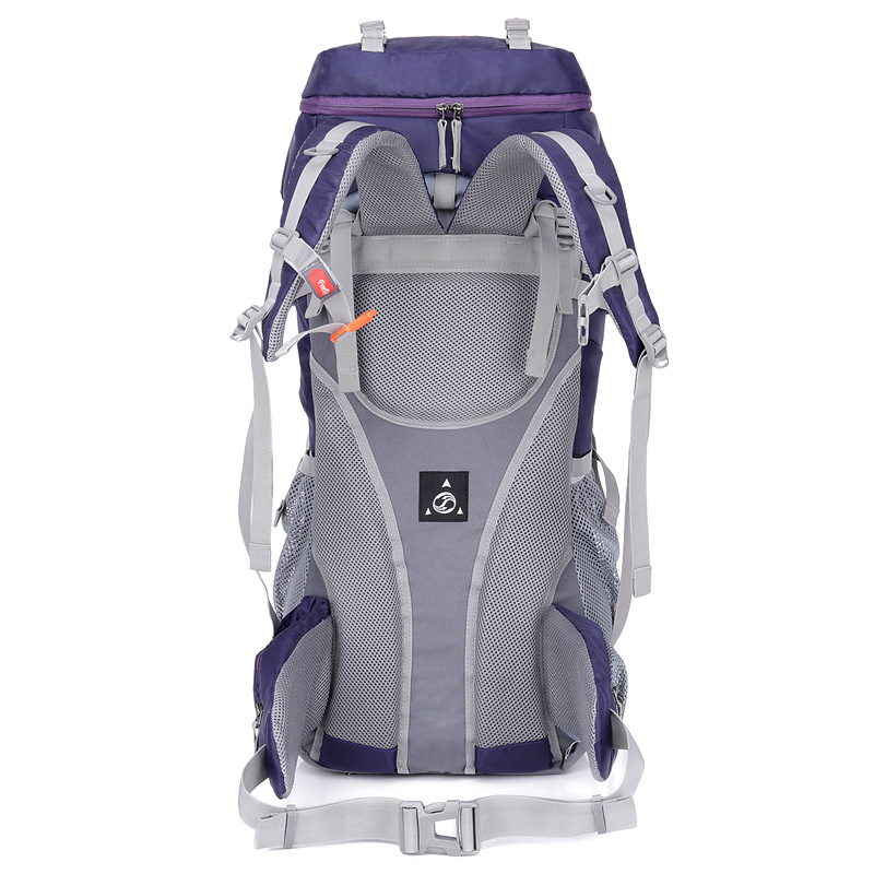 60L Hiking Backpack With Rain Cover For Camping And Trekking Sports Outdoor Gear_voghion.com