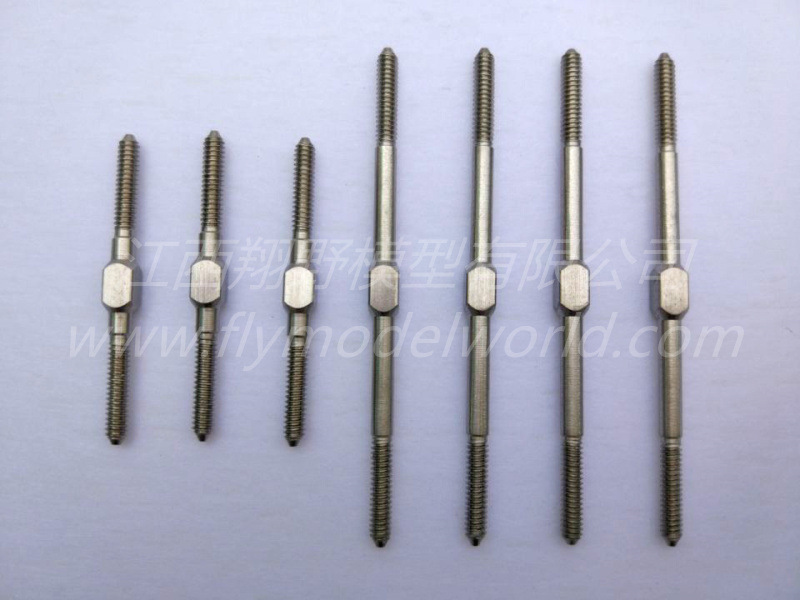 Factory Supply Model Flying Locomotive Marine M3 Stainless Steel Quadrangular US Positive and Reverse Teeth Push and Pull Rod Connecting Rod