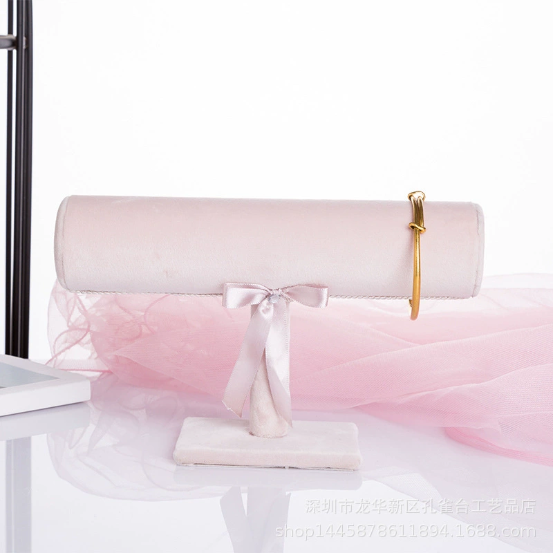 Bracelet Stand (LEEWEITAP) Velvet Jewelry Display, Resin & Fabric, 24×11×15 cm