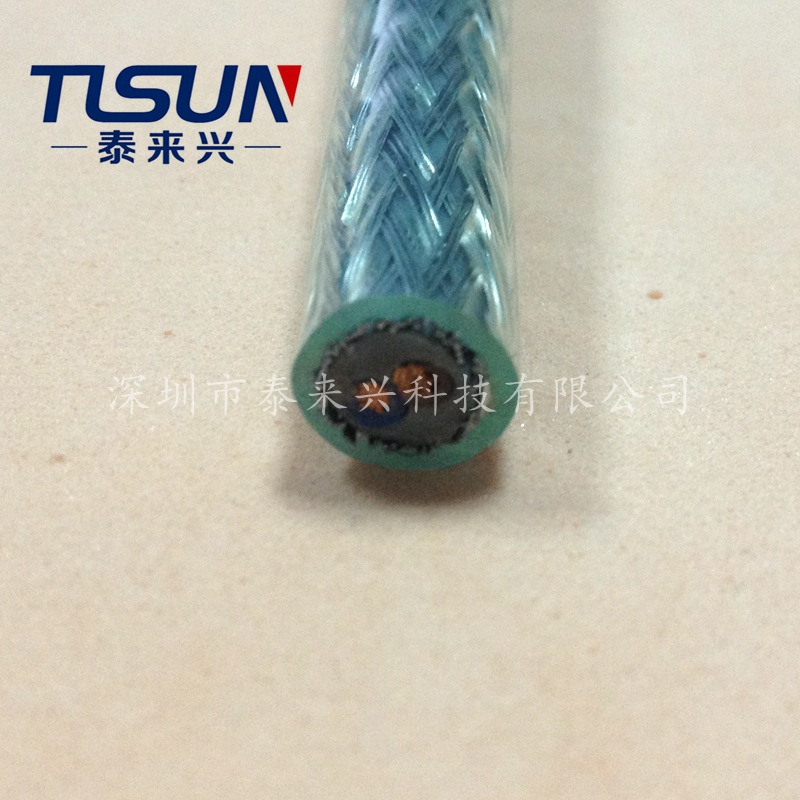 SY Cable电缆 2芯2.5平方 带钢丝编织/缠绕 屏蔽耐磨抗拉电线缆