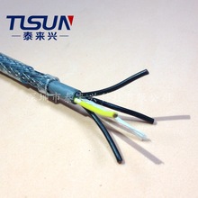 廣東供應 SY鋼網線 壓鑄機械專用 4*1.0平方 耐撞擊 柔性控制電纜
