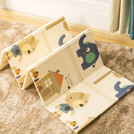 宝宝可折叠爬行垫婴儿童野餐垫XPE爬爬垫游戏毯客厅家用泡沫地垫