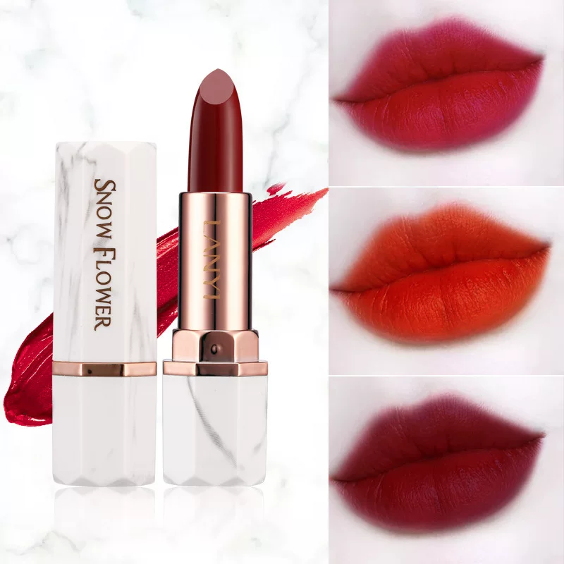 兰奕 Marble lipstick, moisturizing makeup primer, translucent shading, internet celebrity