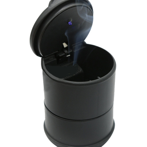 Car ashtray car ashtray car portable ashtray flame retardant 4S ashtray creative ashtray with light