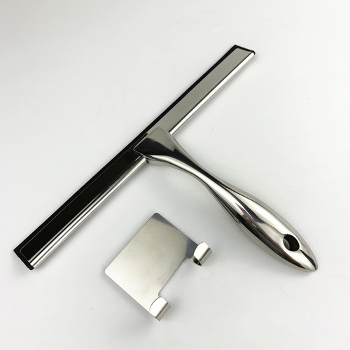 Household wholesale glass manual stainless steel glass brush window scraper cleaner window cleaning tool bathroom glass scraper