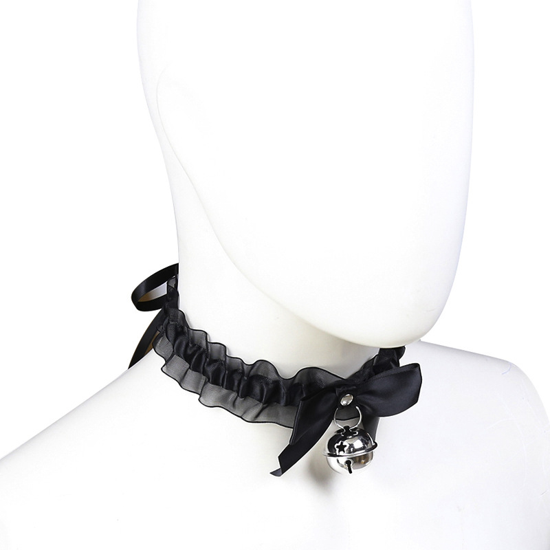 Nueva joyería sexy gótico europeo y americano simple colgante collar creativo campana de encaje fábrica al por mayor image 4
