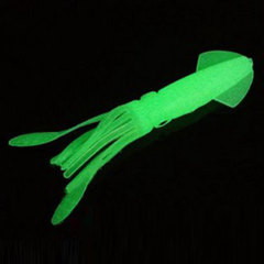 Wholesale glow-in-the-dark squid bait 10cm8g sea fishing trolling colorful laser octopus simulation cocked mouth lure soft bait