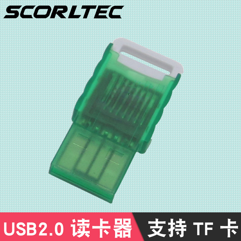 Fabricante al por mayor lector de tarjetas TF mini USB2.0 lectura y escritura de alta velocidad altavoz de coche música tarjeta de memoria video portátil