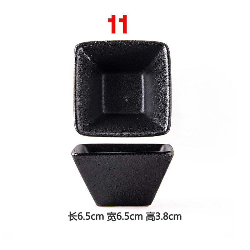 Plato de condimento de cerámica plato de vinagre de mostaza plato de China de hueso