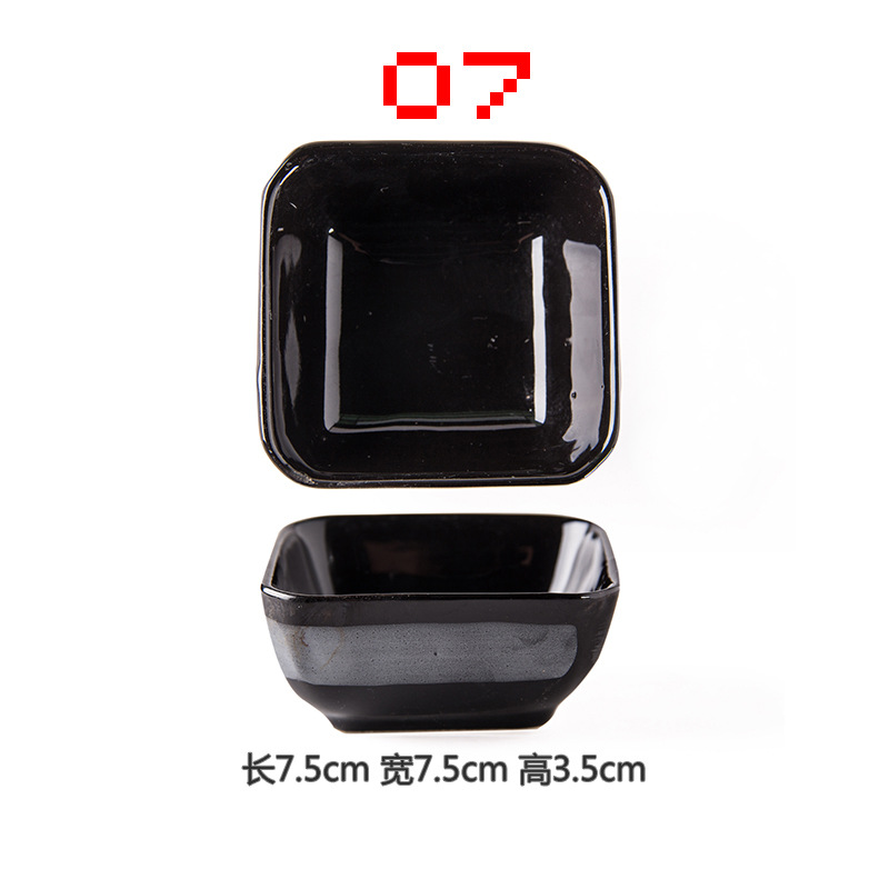 Plato de condimento de cerámica plato de vinagre de mostaza plato de China de hueso