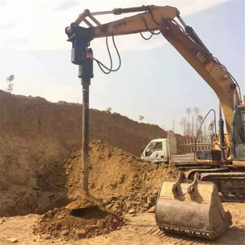 Hanbo Небольшая Спиральная буровая установка для экскаватора спиральная буровая установка гусеничная многофункциональная роторная буровая установка