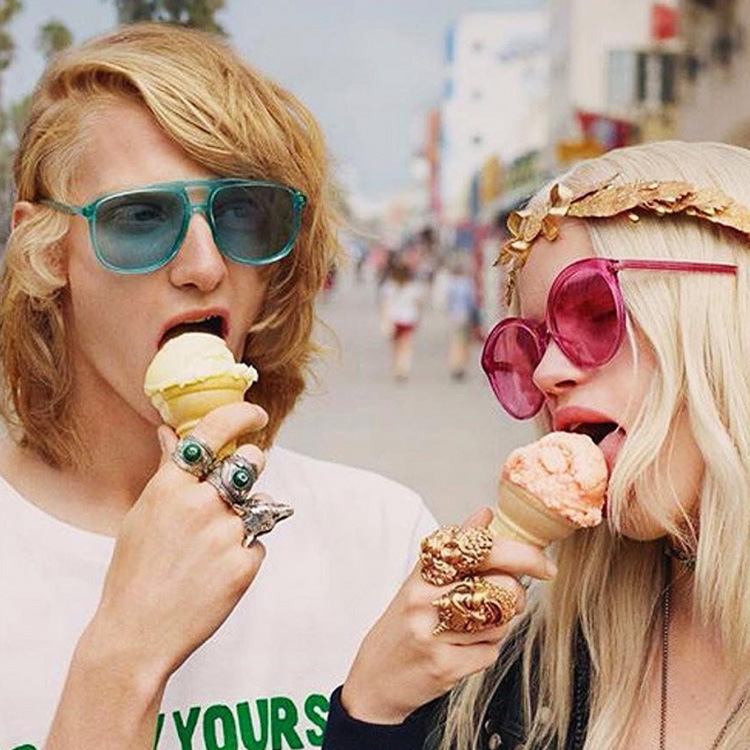 2019 candy color trendy hip hop sunglasses large frame Marine sunglasses European and American personalized cross-border sunglasses 2019 candy color trendy hip hop sunglasses large frame Marine sunglasses European and American personalized cross-border sunglasses