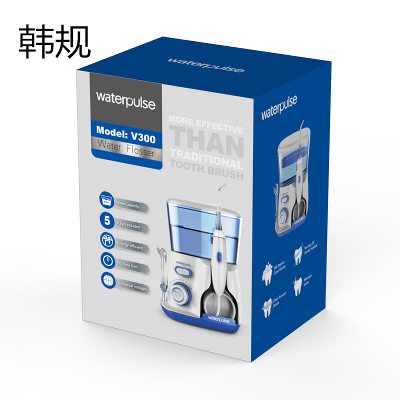 Irrigador dental eléctrico Waterpulse para limpieza bucal hogar transfronterizo Amazon