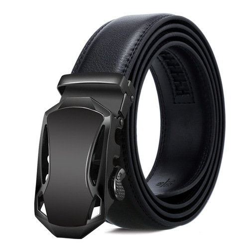 Dandali genuine leather men's belt casual men's automatic buckle belt business soft cowhide trouser belt factory direct sale