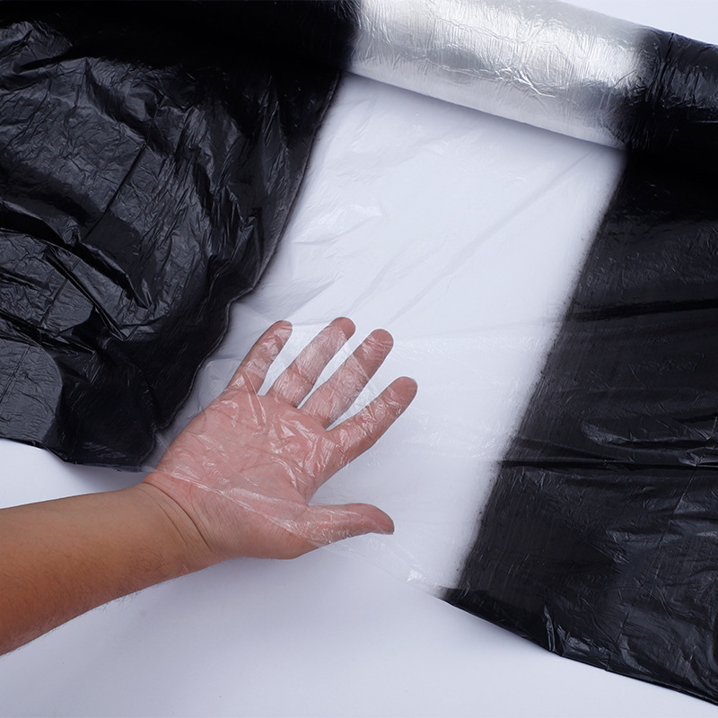 Factory wholesale agricultural special weeding insulation film Black and White Ground film aging-resistant plastic film