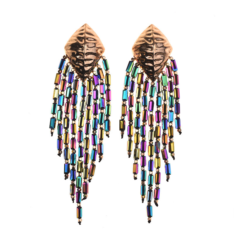 European and American earrings cross-border accessories new alloy diamond earrings manufacturers supply overseas a generation of hair