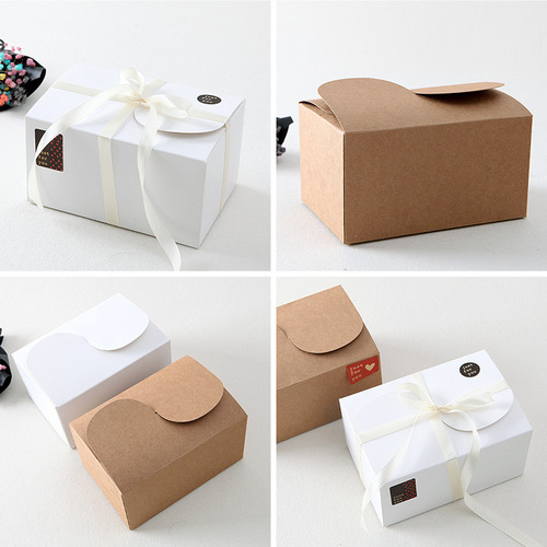 Pastry packaging box, biscuit box, baking nougat packaging box, mousse box, cake gift box, candy box wholesale