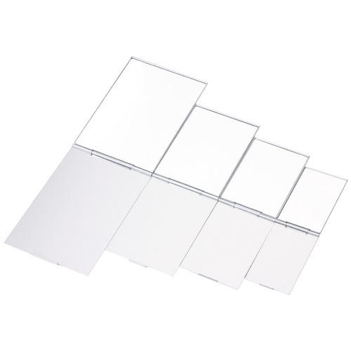 Factory direct sales Ultra-thin aluminum mirror Folding small mirror Simple mini mirror Desktop makeup mirror