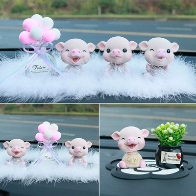 Pig Car Safe Lucky Pig Car ornaments