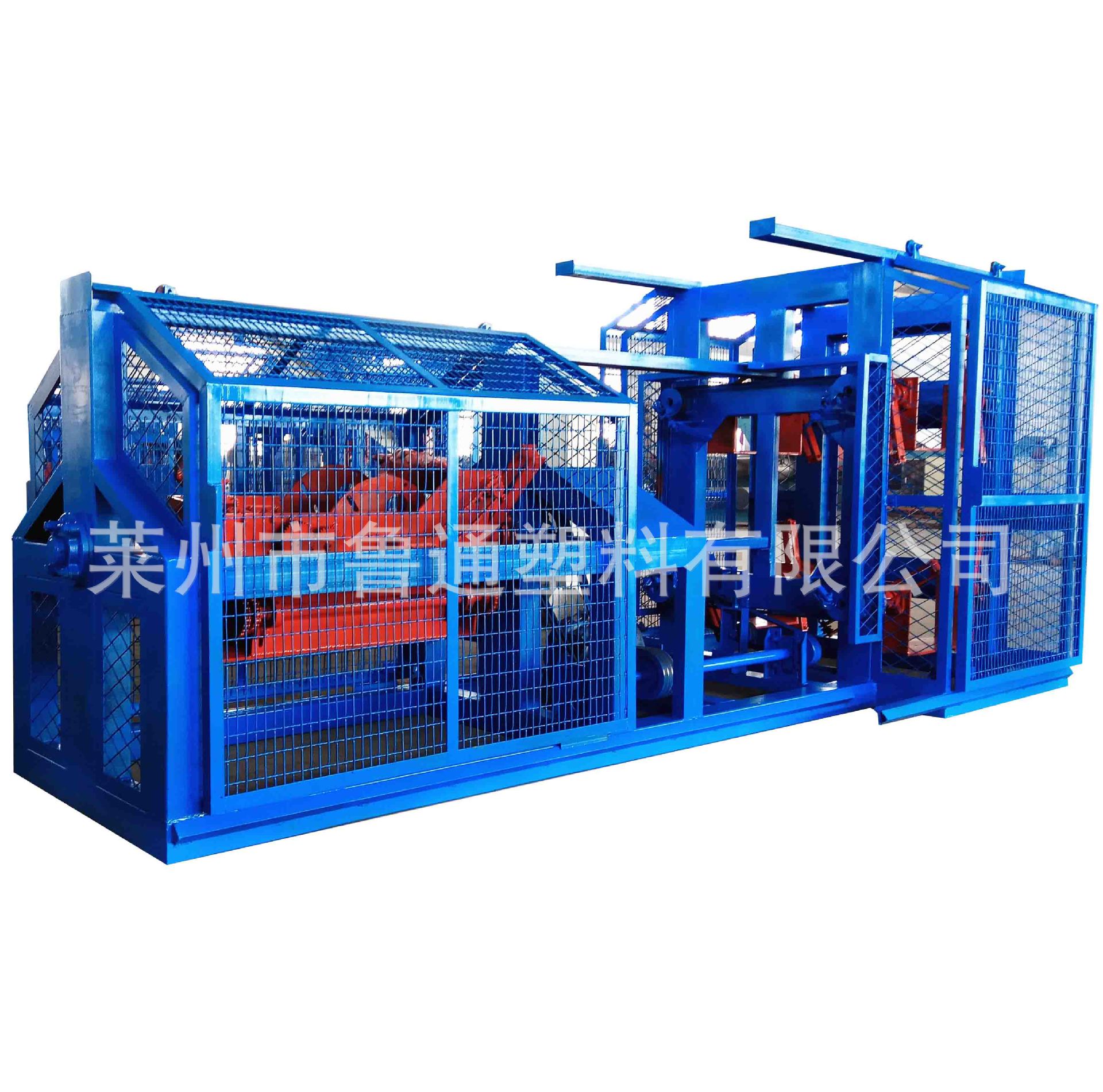 三股四股全自动二合一PP扁丝绳制股合绳机 聚丙烯扁丝制绳机