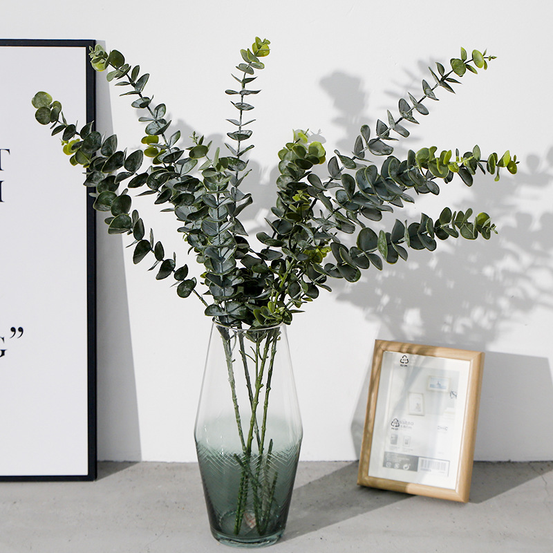 Lan Kwai Fong Simulation Plant Soft Plastic Eucalyptus Money Leaf Wedding Home Decoration Simulation Flower Green Plant Bonsai Lan Kwai Fong Simulation Plant Soft Plastic Eucalyptus Money Leaf Wedding Home Decoration Simulation Flower Green Plant Bonsai