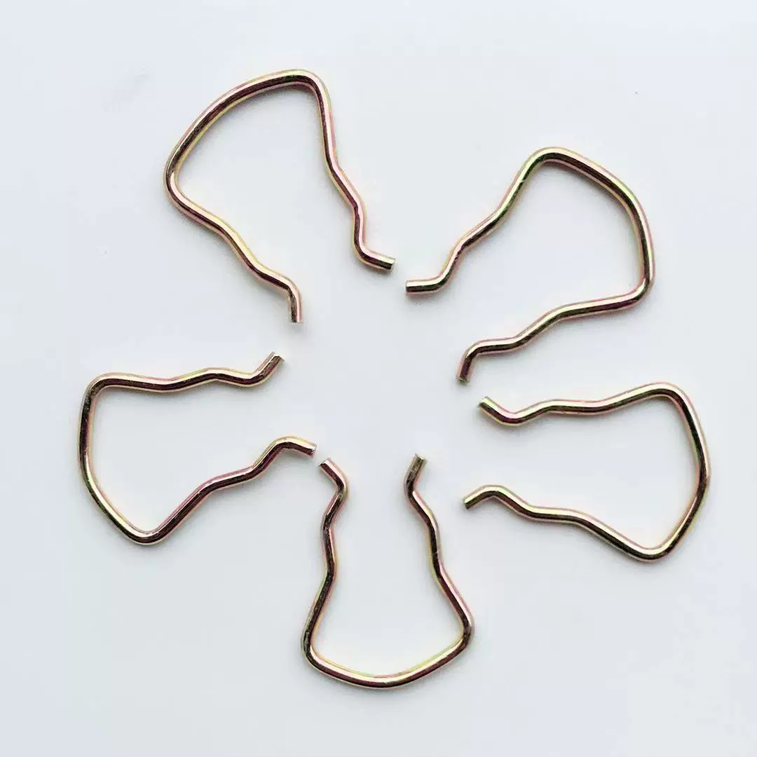 衣架弹簧厂家直供各种规格大小平八字塑料夹子卡簧高弹力现货供应