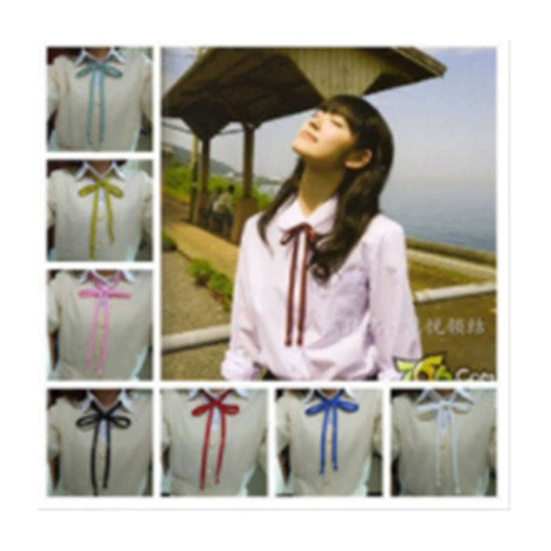Japanese uniform, round shirt, multicoloured megaphone
