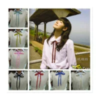 Japanese uniform, round shirt, multicoloured megaphone