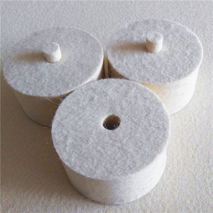 各种羊毛毡磨头、磨轮抛光轮低价销售各种细白毛毡优惠毛毡抛光轮