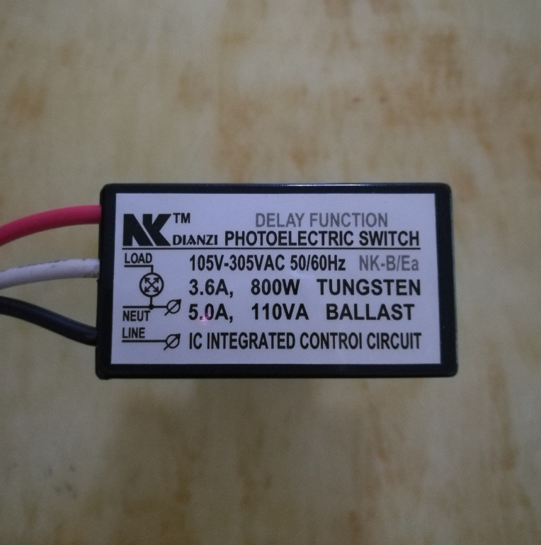 光控开关NK-B/E305 电子型光电开关105V~305VAC 50/60Hz