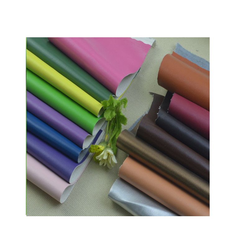 厂家供应PU皮革 粗布底纳帕纹pu皮革 电子产品包装化装盒皮料