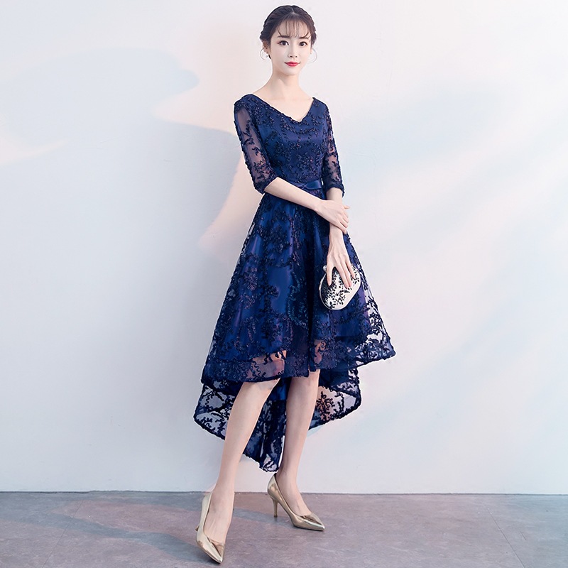 Vestido de Noche para Mujer, Estilo 2025, Elegante, Distinguido, Delgado, para Fiestas de Sociedad, Vestido Midi