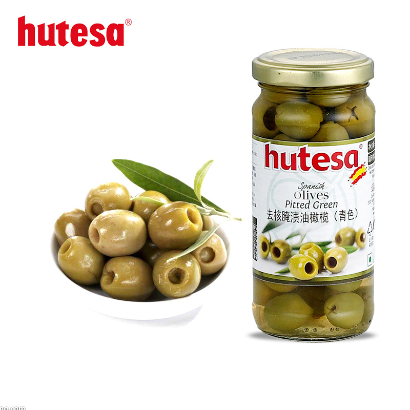 福特莎去核青橄榄230g无核腌渍油青橄榄批发橄榄罐头批萨沙拉汉堡