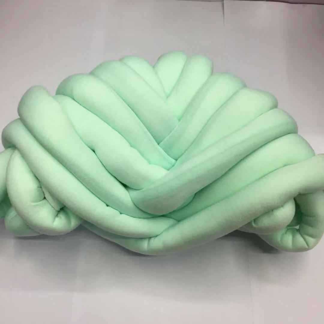 Llenado hilo de algodón grueso hilo tejido a mano manta de lana hilo máquina lavar sin pelusa OHHIO Nuevo