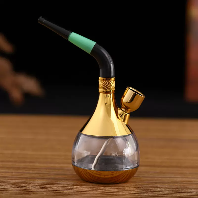 批发亚克力软管水烟壶 功能多双用水烟袋 多重过滤水烟斗