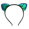 Fashionable hair accessory, nail sequins, cute children's headband, European style, cat