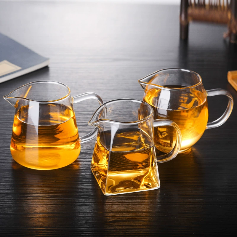 Заводская оптовая продажа стеклянного сервиза cup square cup tea device с утечкой чая чайный набор для кунг-фу