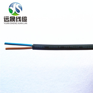 ��ɫ��ɫVDE CCC SAA�J�C���z��H05RN-F2*0.75ƽ���F؛