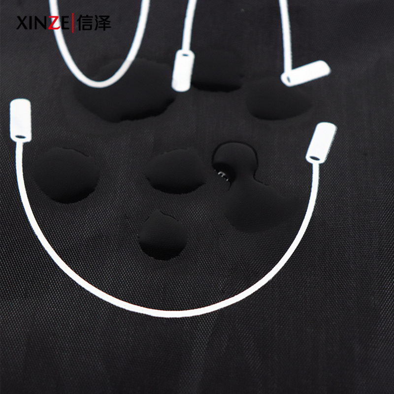 Bolsa de almacenamiento de cuerda de salto de tela de poliéster 16x25cm Bolsa de cordón de poliéster con cordón de nylon 210D urgente en stock