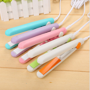 Korean mini curling iron portable student bedroom straight curling dual-purpose hair straightener hairdresser hair straightener small splint