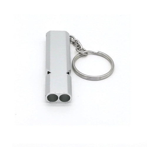 Outdoor whistle high-pitched double-hole whistle sports training wilderness life-saving supplies wilderness survival edc equipment